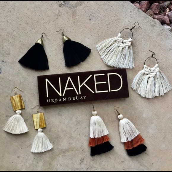 the RYANN style handmade tassel earrings - Picture 3 of 3